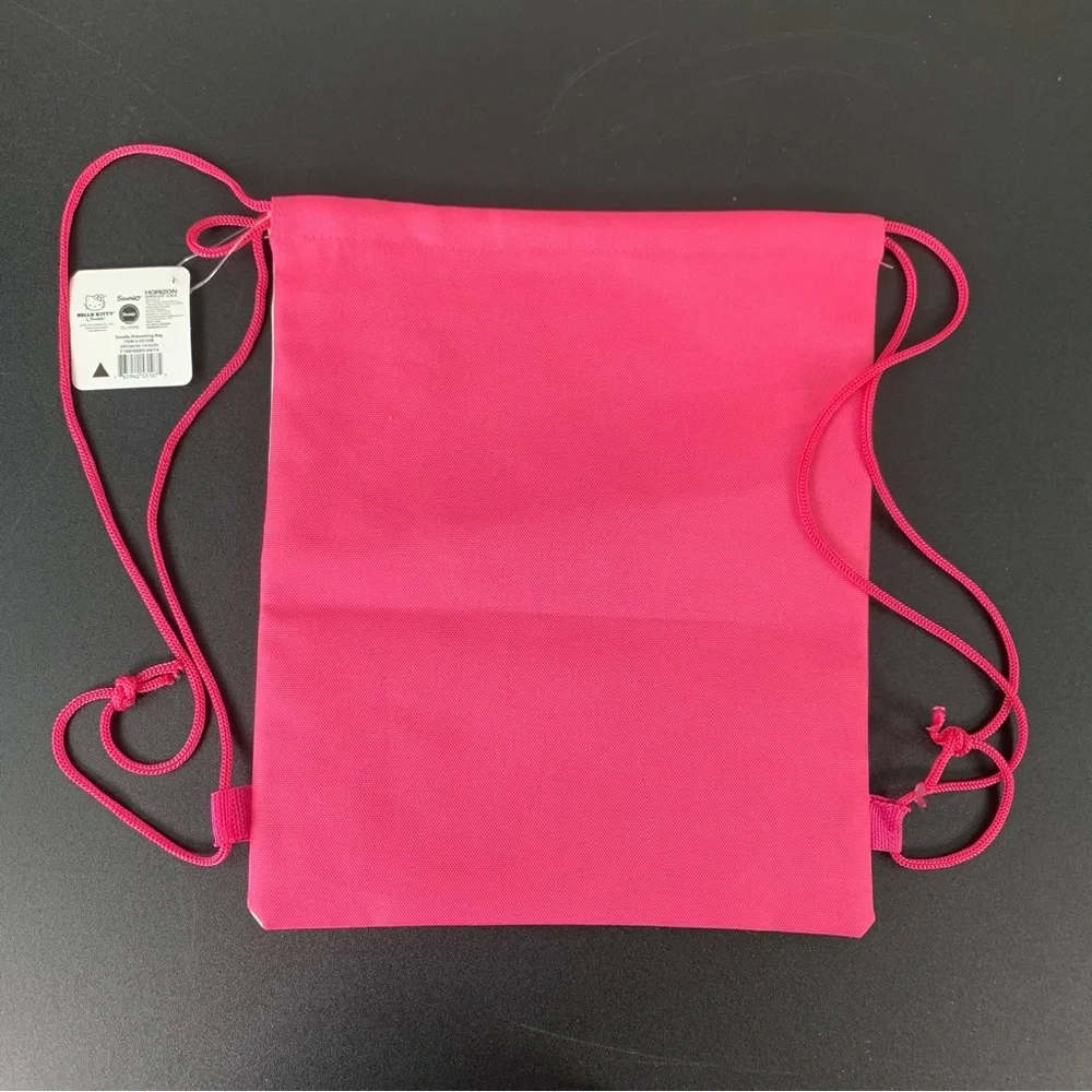 NWT Sanrio “Hello Kitty” Doodle Drawstring Bag.